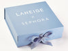 Pale Blue gift Box Featured with Custom Printed Logo
