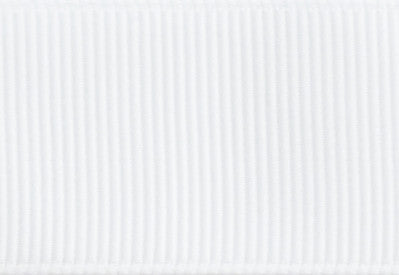 White Grosgrain Ribbon to fit Slot Gift Boxes with changeable ribbon 